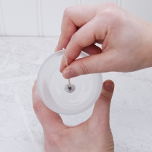 Vekhållare Bottenplatta 15 mm 25 st Ljusveke