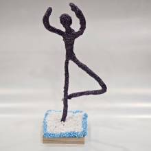 Aluminiumtråd Tjocklek 2 mm Svart Rund 10 m Metallvajer