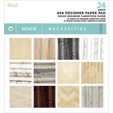 Paper Pad 6”x6” MME Necessities Wood Pappersblock 4 8 Tum