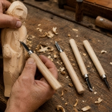 Wood Carving set 12 st Såg Fil Slip Rasp