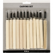 Wood Carving set 12 st Såg Fil Slip Rasp