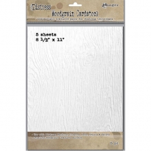 Tim Holtz Distress Woodgrain Paper 5 Sheets Specialpapper