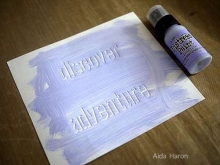 Distress Paint Shaded Lilac Tim Holtz Ink Stämpeldyna