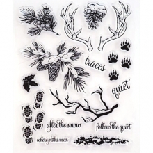 Clearstamps Stamperia - White Christmas - After The Snow