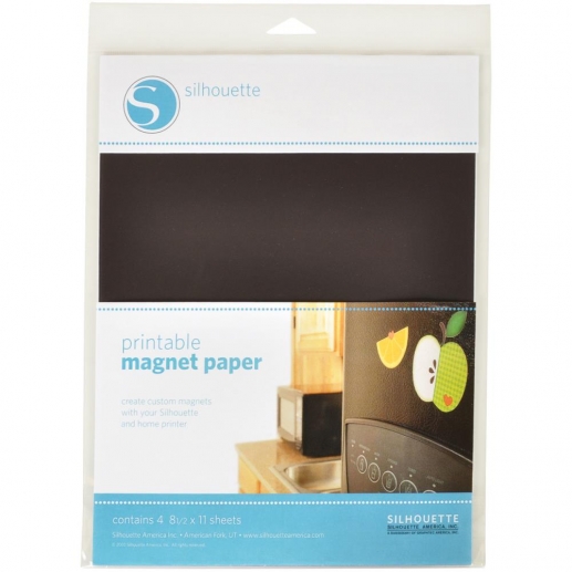Printable Magnet papper ca A4 4 ark Silhouette America Specialpapper