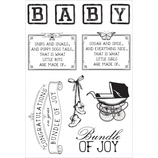 Clearstamp Kaisercraft Peek-A-Boo Scrapbooking Papper