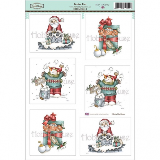 Daisy Mae Draws Topper Sheet A4 Festive Fun Pappersblock Paper Pad 4 8 Tum