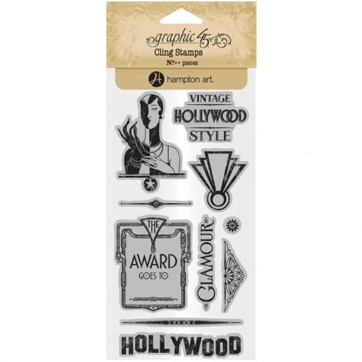 Graphic 45 Cling Stamps Vintage Hollywood #3