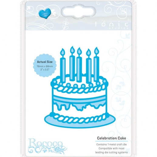 Dies Tonic Studios Rococo Petite Die Celebration Cake Stansmaskin