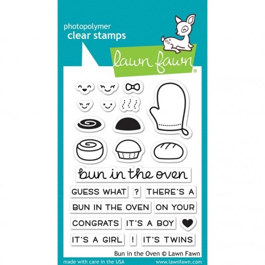 Clear Stamps Lawn Fawn Bun In The Oven Stämplar
