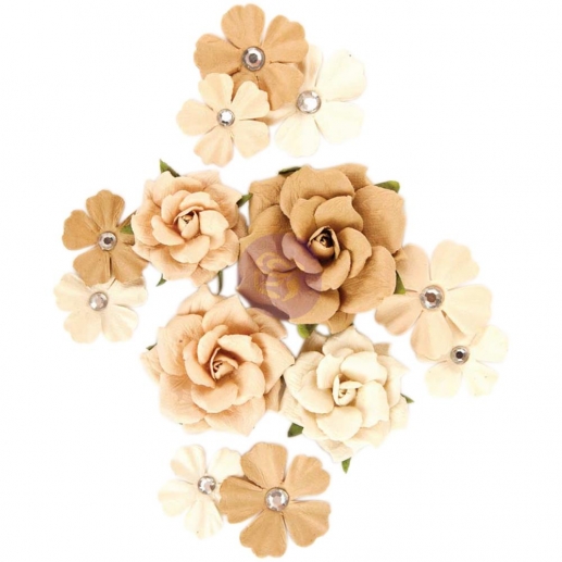 Pappersblommor pappersrosor Prima 12 st Hayden Marketing