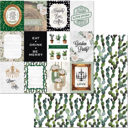 Papper BoBunny Garden Party Celebrate Scrapbooking