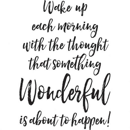 Stämpel Darkroom Door Wonderful 85x60 mm Cling Stamps EZ