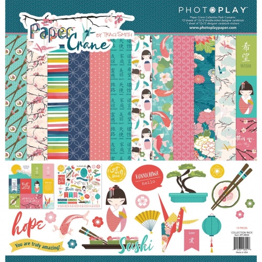 Paper Pack 12"x12" Photo Play Crane Papperspack 12 Tum