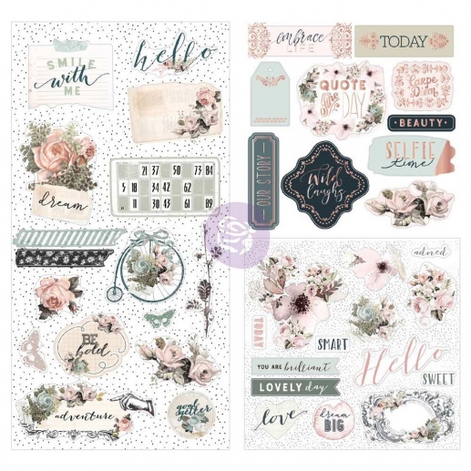 Ephemera Die Cuts Prima Marketing Travelers Journal Vintage Dreams