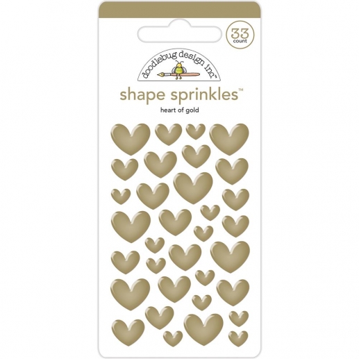 Epoxy Stickers Doodlebug Heart of Gold Klistermärken Djur Natur