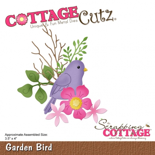 CottageCutz Die Garden Bird Cottage Cutz Dies