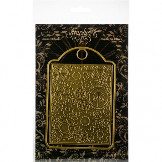 Dies Graphic 45 Staples Regular Tag & Gears
