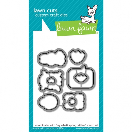 Say What Spring Critters Lawn Fawn Stamp Easter