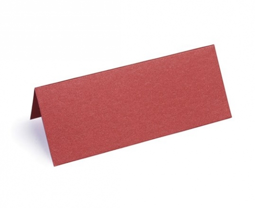 Bordsplacering Paper Line Metallic Röd 10 st Bordsplaceringskort
