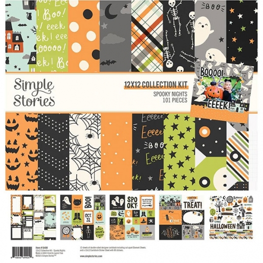 Paper Pack Simple Stories - Spooky Nights