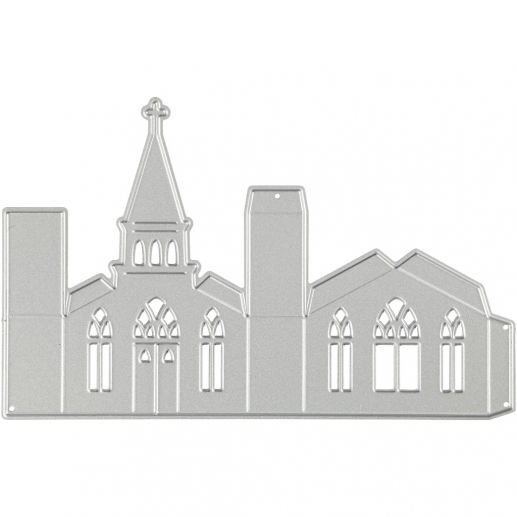 Dies Vikask Kyrka 135x85 mm till scrapbooking, pyssel och hobby