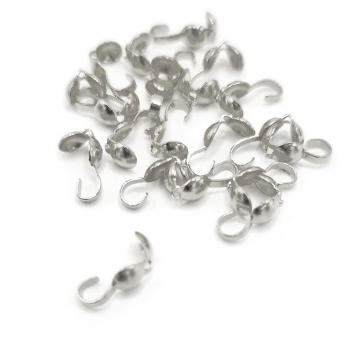 Knuttäckare med Hake Försilvrad 20 st Avslutningshylsa