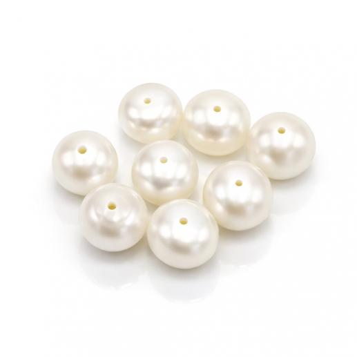 Sötvattenpärlor Cream 7-8 mm - 8 st Pärlor