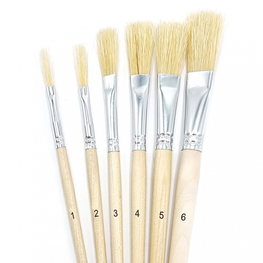 Hobbypenslar - Svinborst - Platta 1, 2, 3, 4, 5, 6 - 6 st