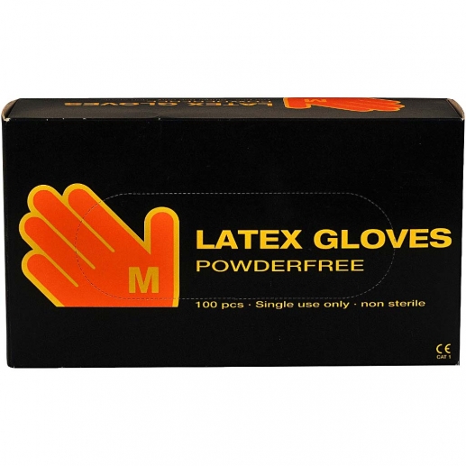 Latex Handskar Medium 100 st Förkläde Rengöring