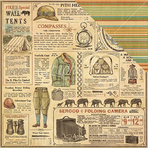 Papper Graphic45 Safari Adventure Serengeti Outfitters Graphic 45