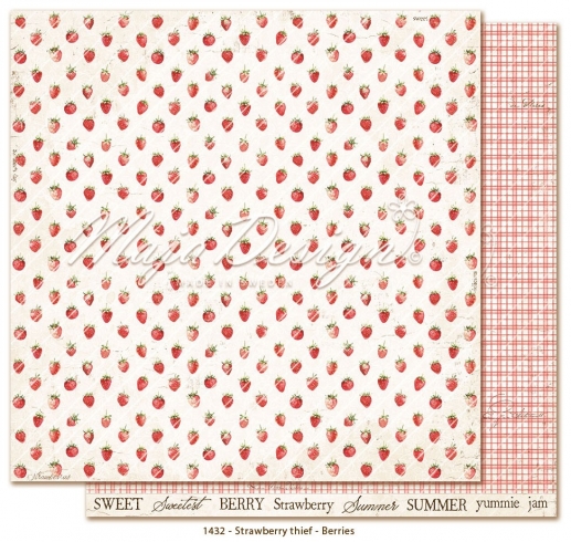 Papper Maja Design - Strawberry Thief - Berries