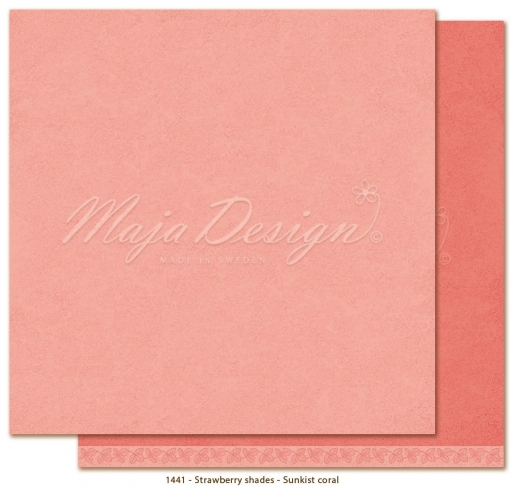 Cardstock Maja Monochromes - Strawberry Thief