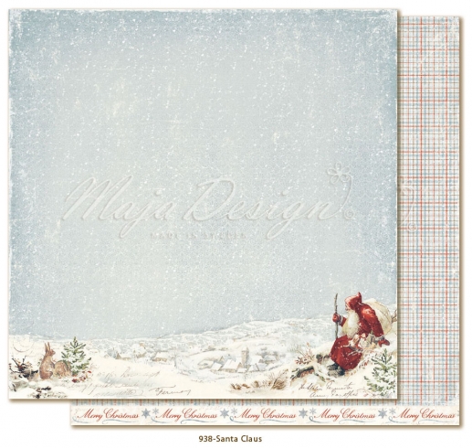 Papper Maja Design Joyous Winterdays Santa Claus Julpyssel