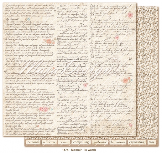 Papper Maja Design - Memoir - In words