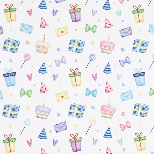 Presentpapper - B: 50 cm - Redo För Fest - 5 m