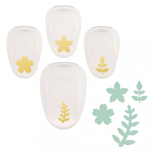 Stans Vaessen - Punch - Set Flower and Leaf