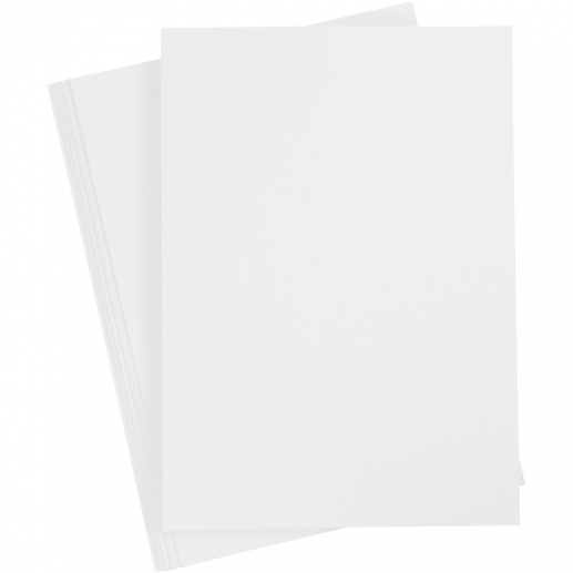 Papper A4 Vit 20 st 80 g Under 170 gram till scrapbooking, pyssel och hobby