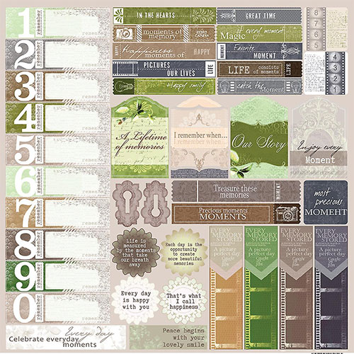 Papper ScrapBerrys Photo Archive Snatch Scrapbooking