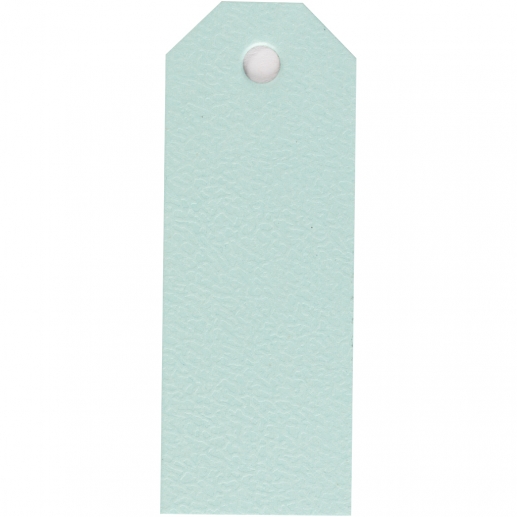 Manillamärken 3x8 cm Turkos 20 st Prisetiketter
