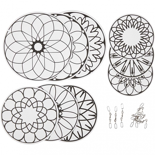 Mobilhängen med tryck 300 g 9 st DIY Material Barnmotiv
