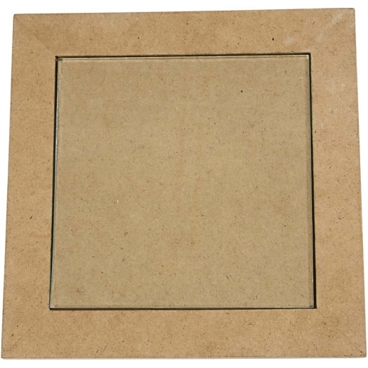 Grytunderlägg med glasplatta stl. 15x15 cm 6 st Kök Badrum