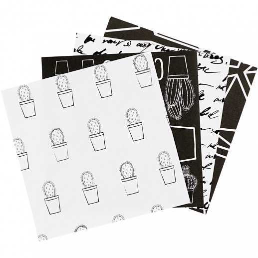 Origamipapper stl. 15x15 cm 80 g 40 ark till scrapbooking, pyssel och hobby