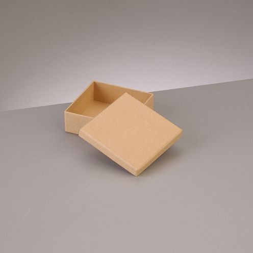 Pappersask med lock Mått: 8.5 x cm Höjd 3 Ask Box Låda Förvaring av Papp