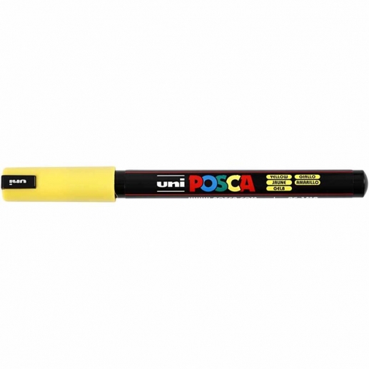 Posca Penna Ultra Fine PC-1MR Pin Type Yellow 0,7 mm