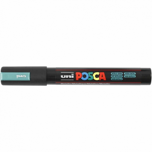Posca Marker Medium Bullet PC-5M Metallic green Penna 2,5 mm