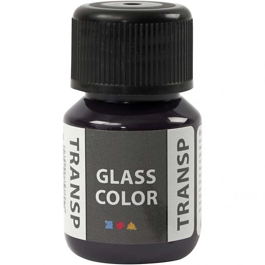 Glasfärg transparent Violett 35 ml till scrapbooking, pyssel och hobby