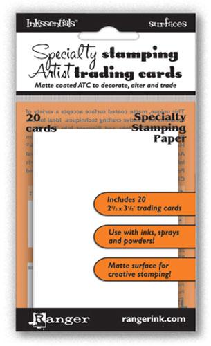 Stämpel Papper - 20 ark 9x6,5 cm - Inkssentials Specialty Stamping Paper