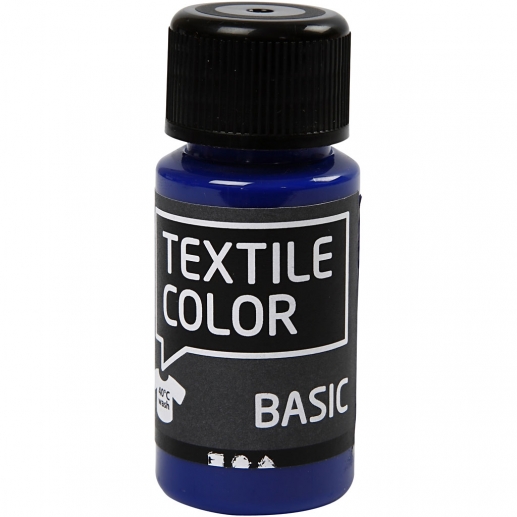 Textil Färg Primärblå 50 ml Textilfärg Basic