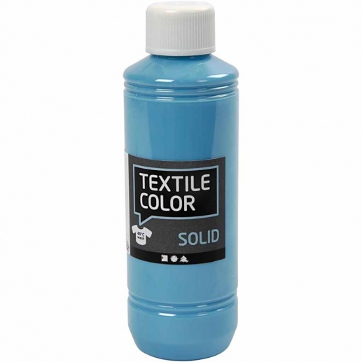 Textil Färg Solid Turkosblå 250 ml Textilfärg
